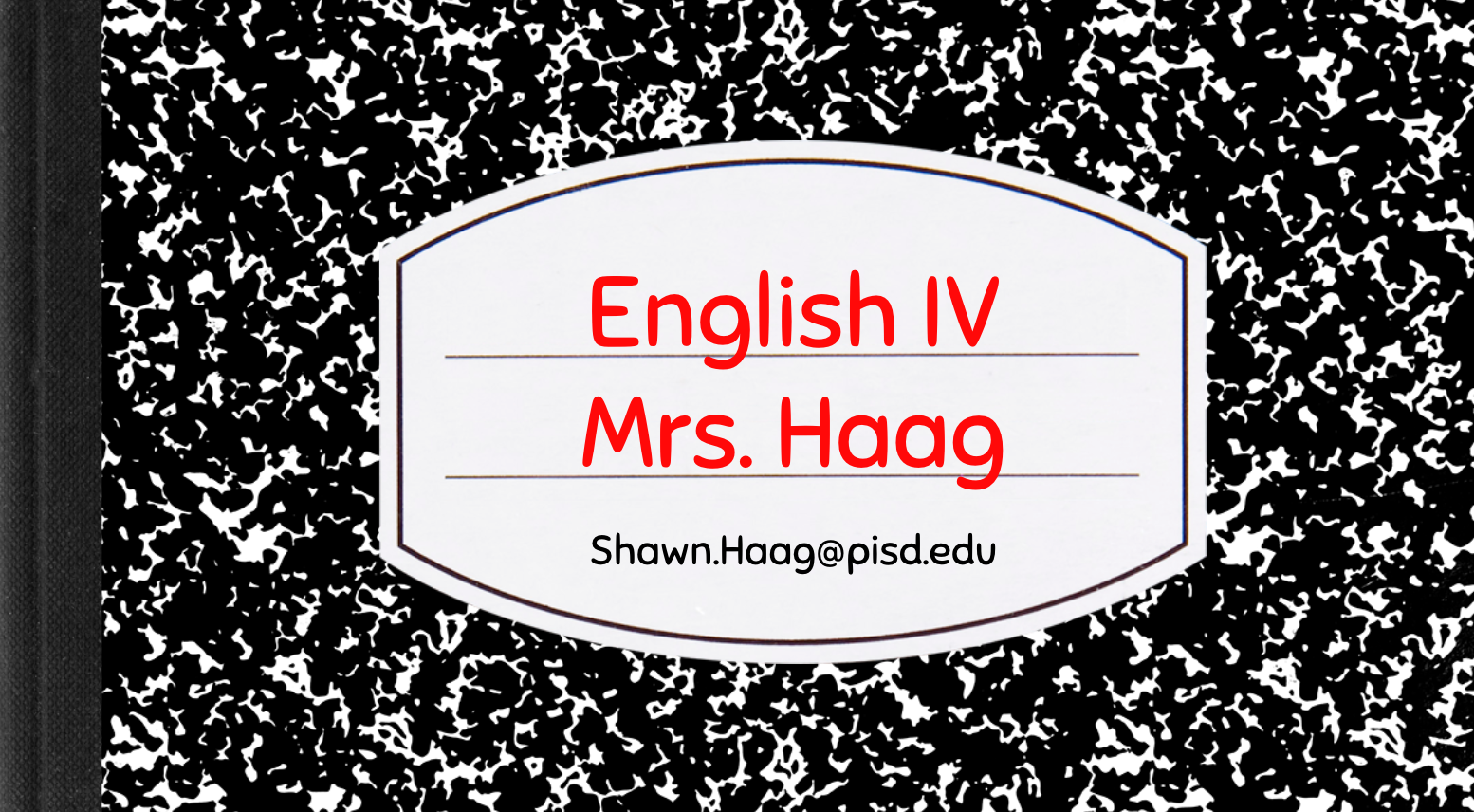 English IV Class Google Slides